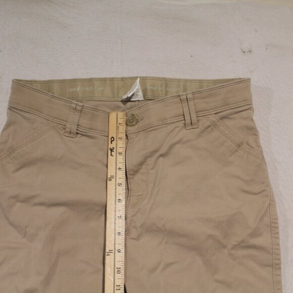 Lee Women Beige Sinfully Soft Crop Size 12 - Picture 5 of 9